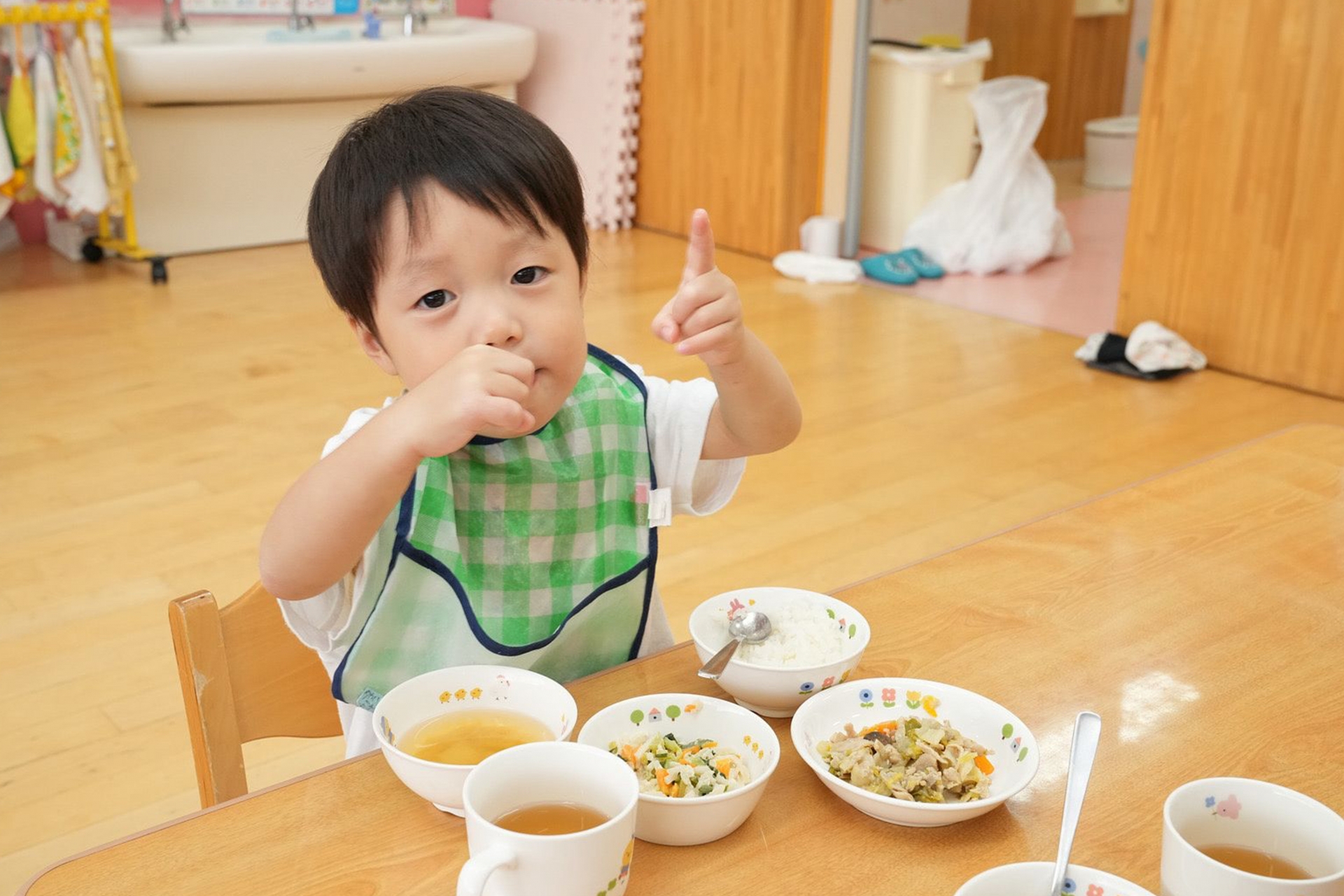 給食の時間（保育園栄養士）